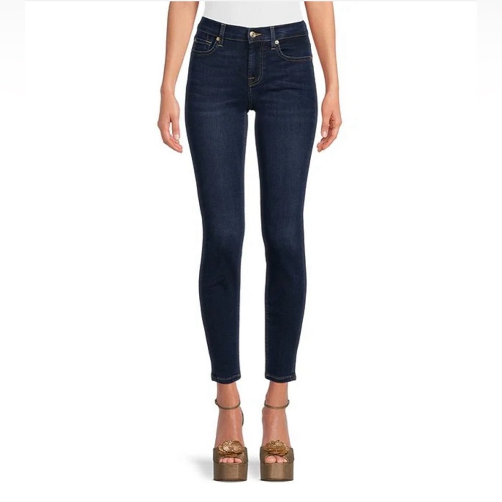 7 for all Mankind The Midrise Ankle Skinny Jean